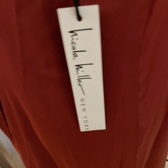 ❌SOLD Nicole Miller New York red Maxi - Picture 7 of 8
